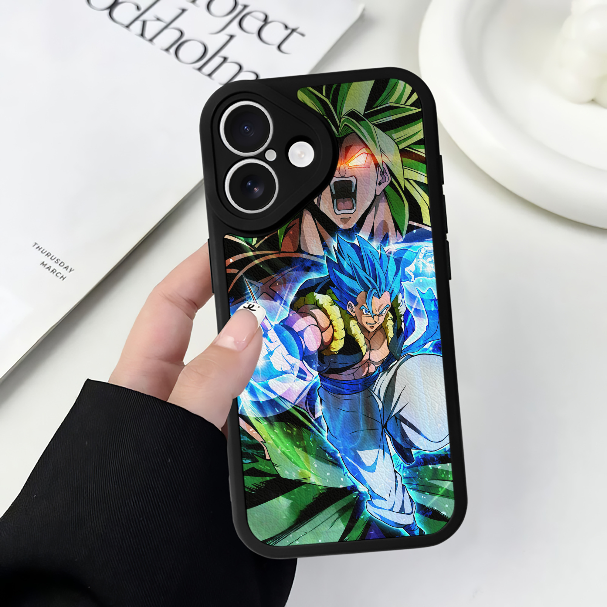 （画像用） ドラゴンボール DRAGON BALL 【iPhone 16シリーズ対応】シリコンスマホケース（レザー調） 材質：シリコン
